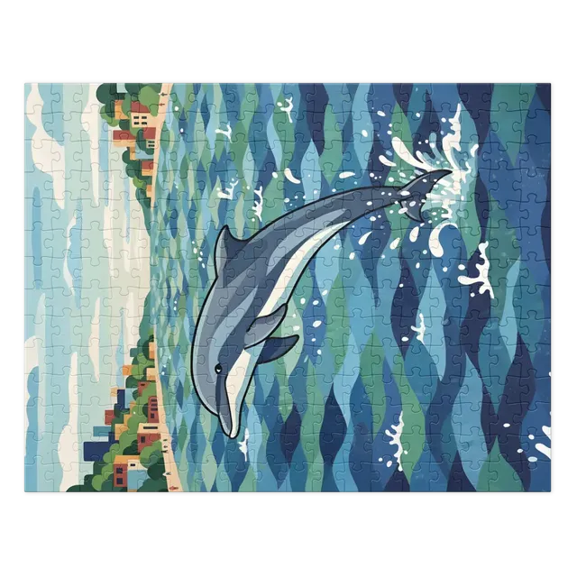 Leaping Dolphin | Jigsaw Puzzles
