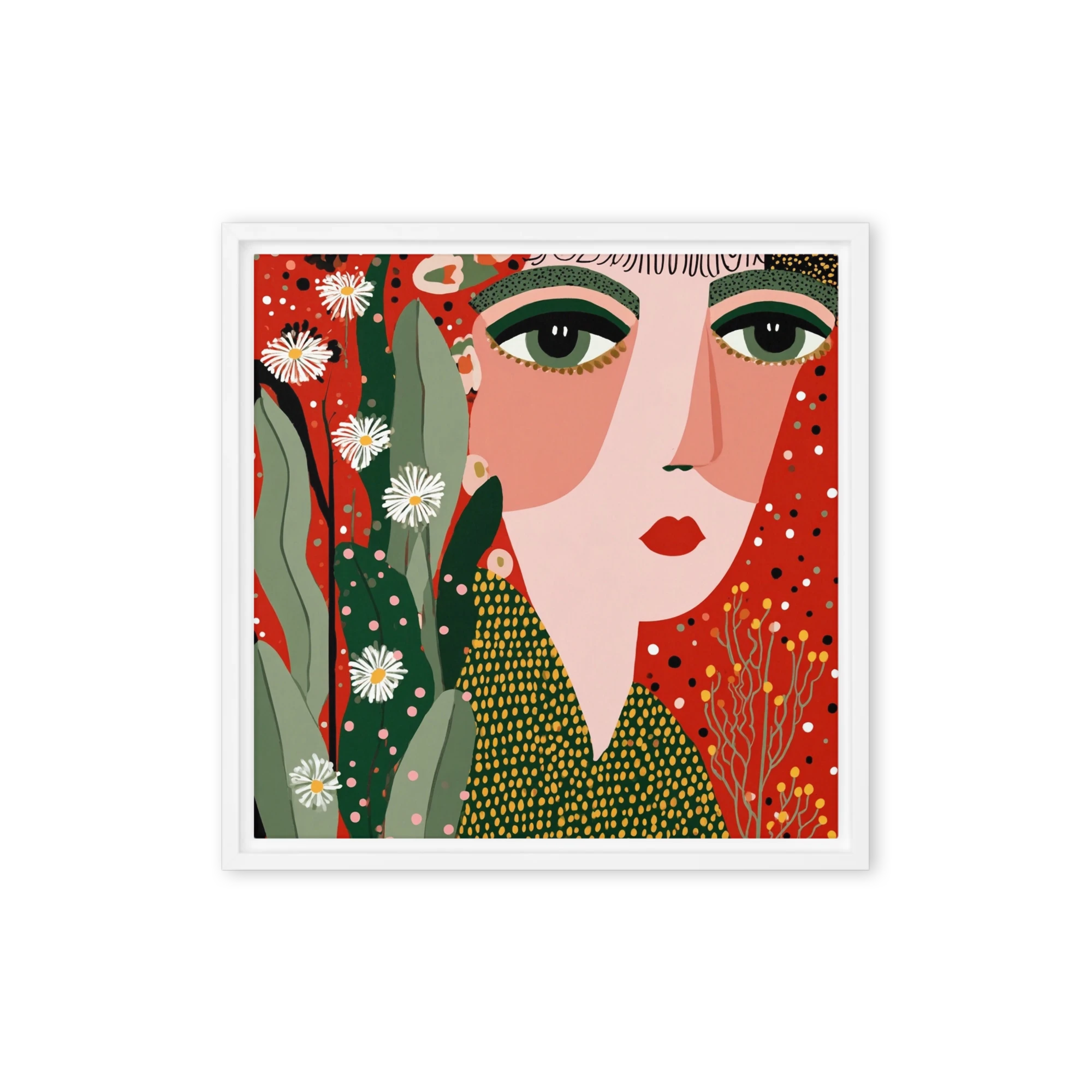 Woman in the Garden | Art Print