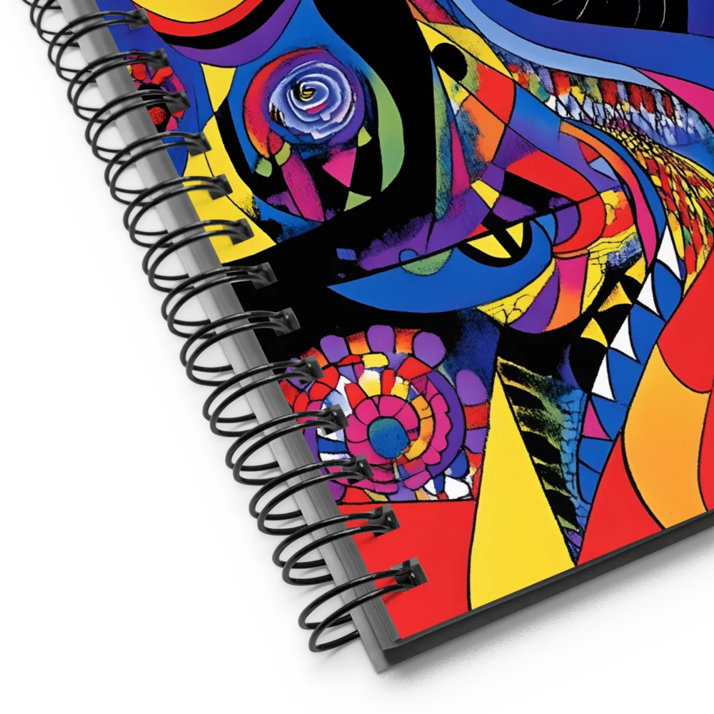 Kaleidoscope of Abstraction 
 Spiral Notebook | 140 pages