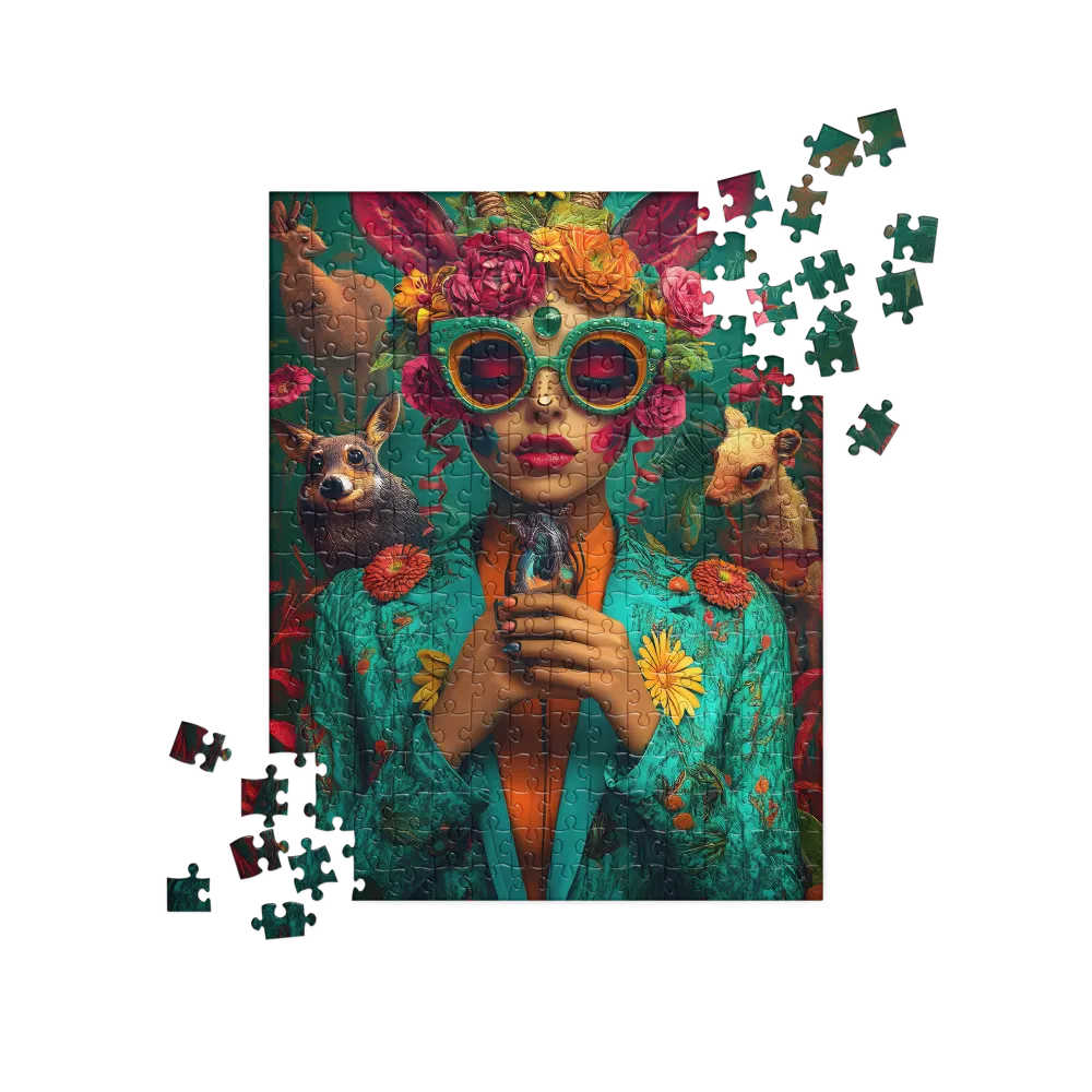 Flora and Fauna Fantasia 
 Jigsaw Puzzle
