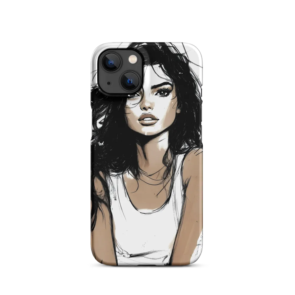 Windblown Portrait | Phone Case