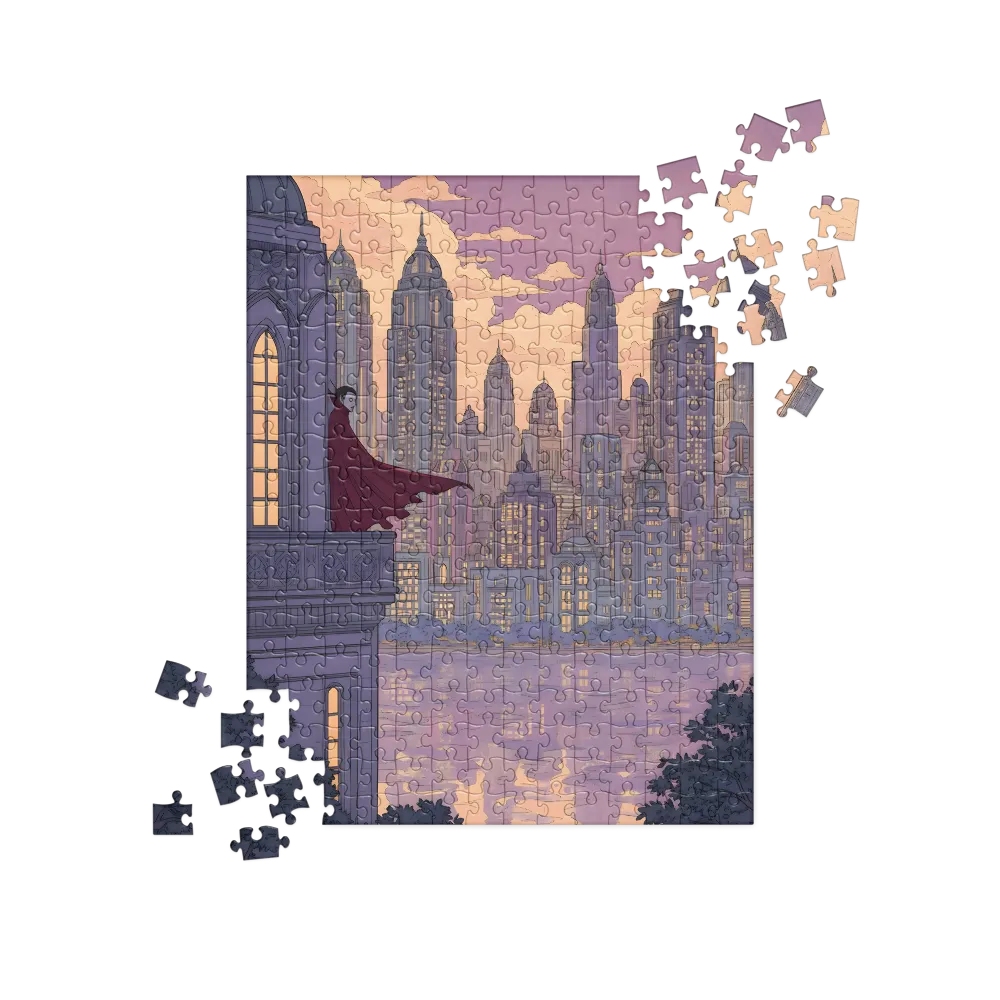 Twilight Sentinel 
 Jigsaw Puzzle in Tin Box