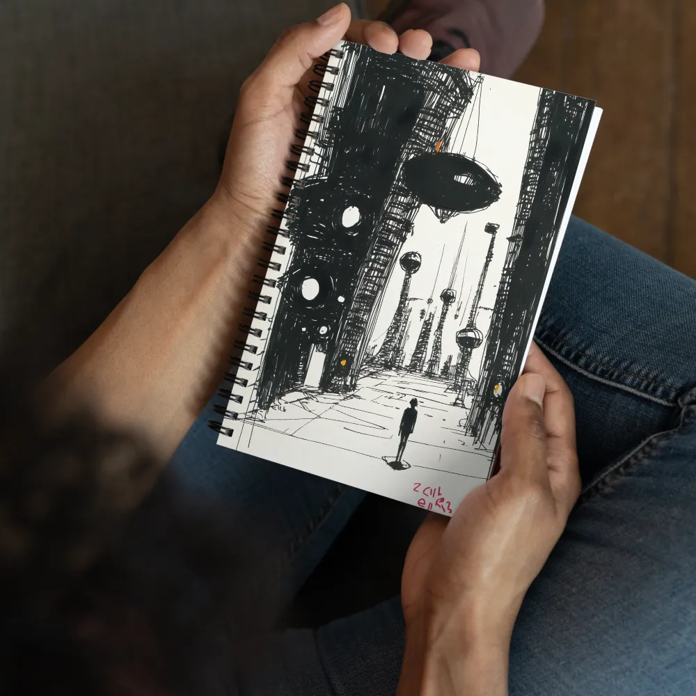 Solitary Urban Future 
 Spiral Notebook | 140 pages