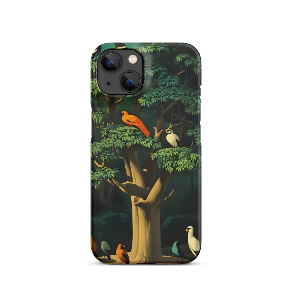 Surreal Tree with Colorful Birds | Phone Case
