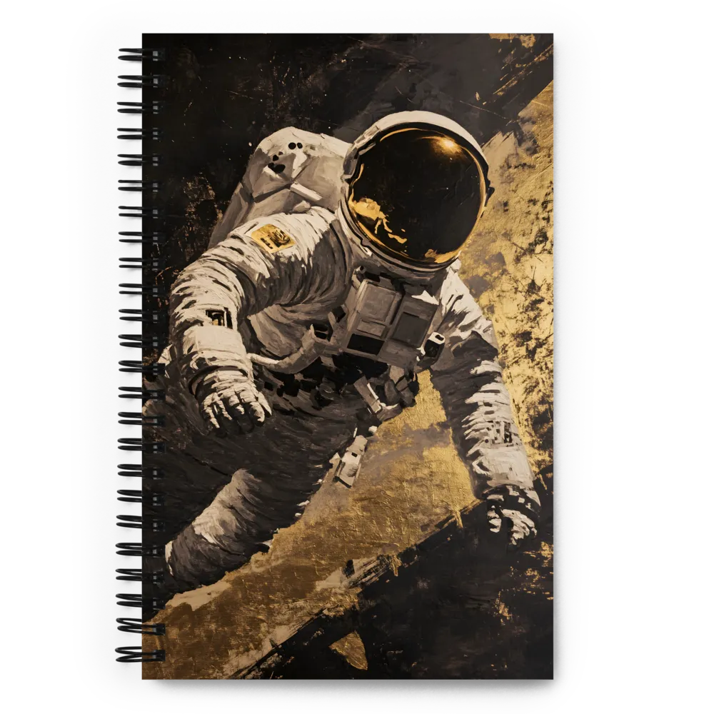 Cosmic Gilded Journey 
 Spiral Notebook | 140 pages