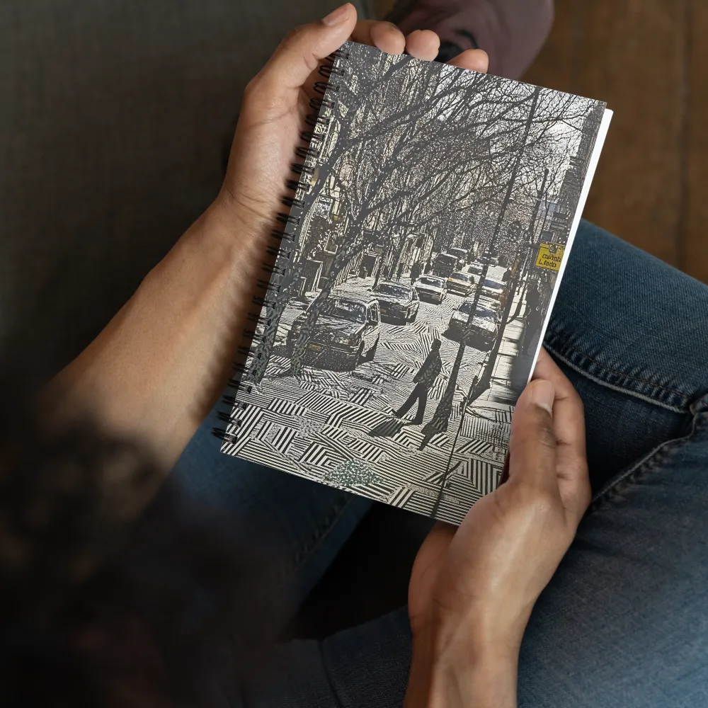 Optical City Scape 
 Spiral Notebook | 140 pages