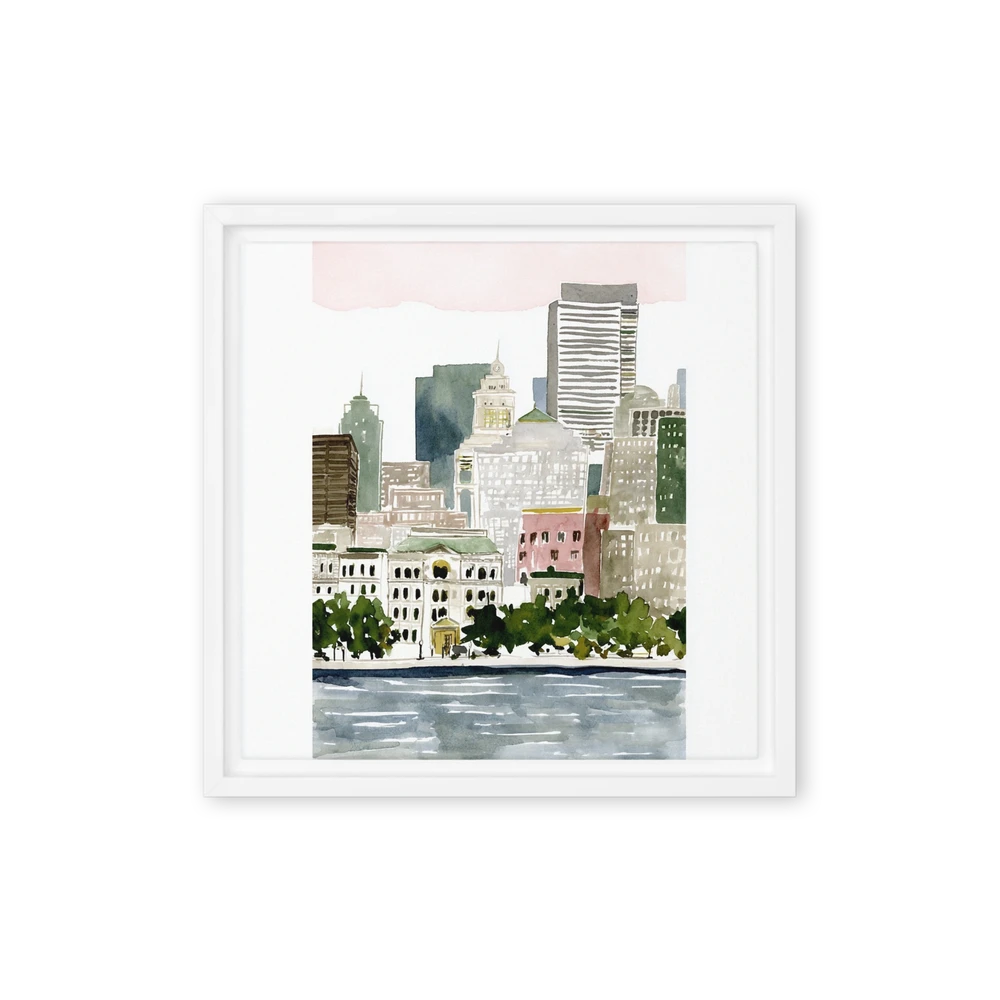 Waterfront Cityscape | Art Print