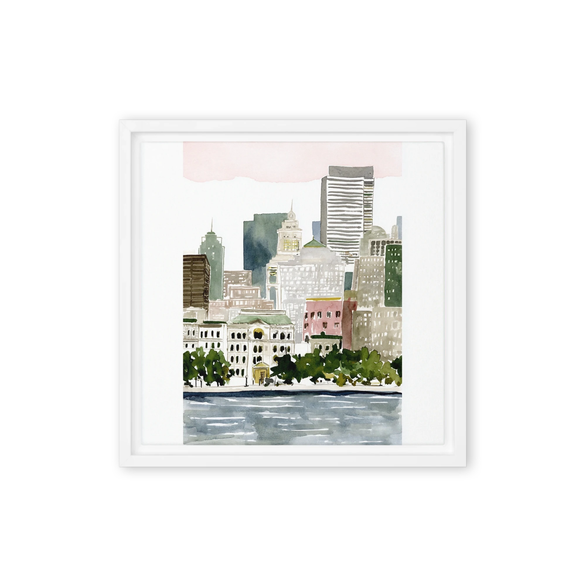 Waterfront Cityscape