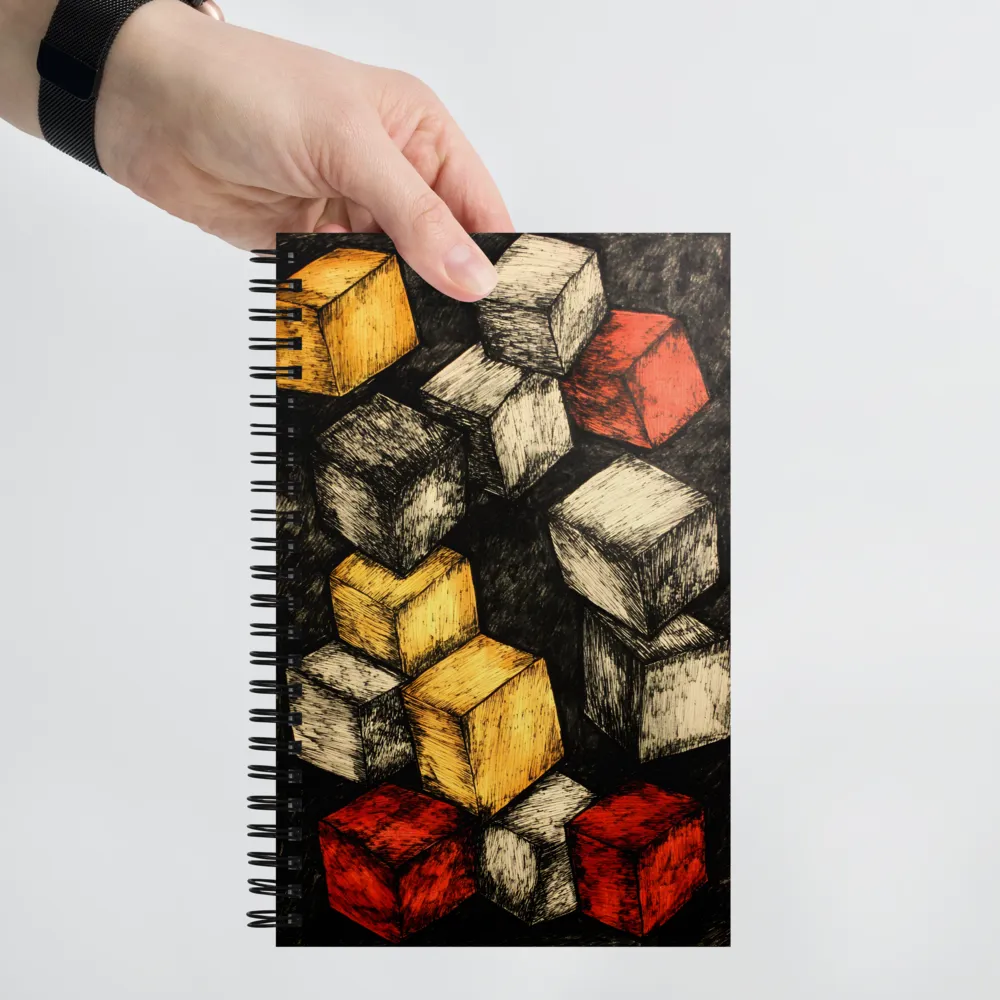 Dynamic Cube Composition 
 Spiral Notebook | 140 pages