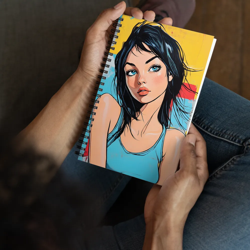 Gaze of Vivid Hues 
 Spiral Notebook | 140 pages