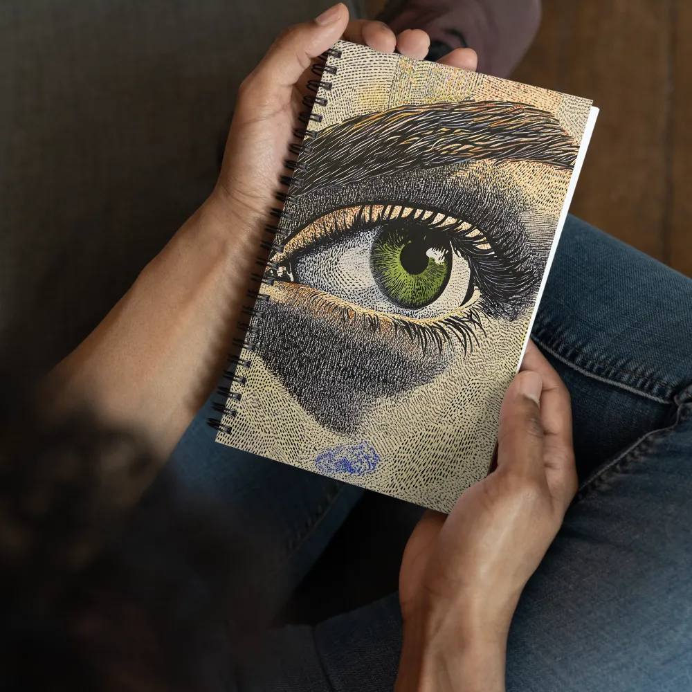 The Engraved Gaze 
 Spiral Notebook | 140 pages