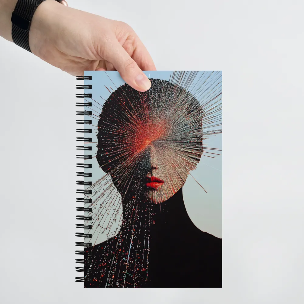 Digital Shattered Gaze 
 Spiral Notebook | 140 pages