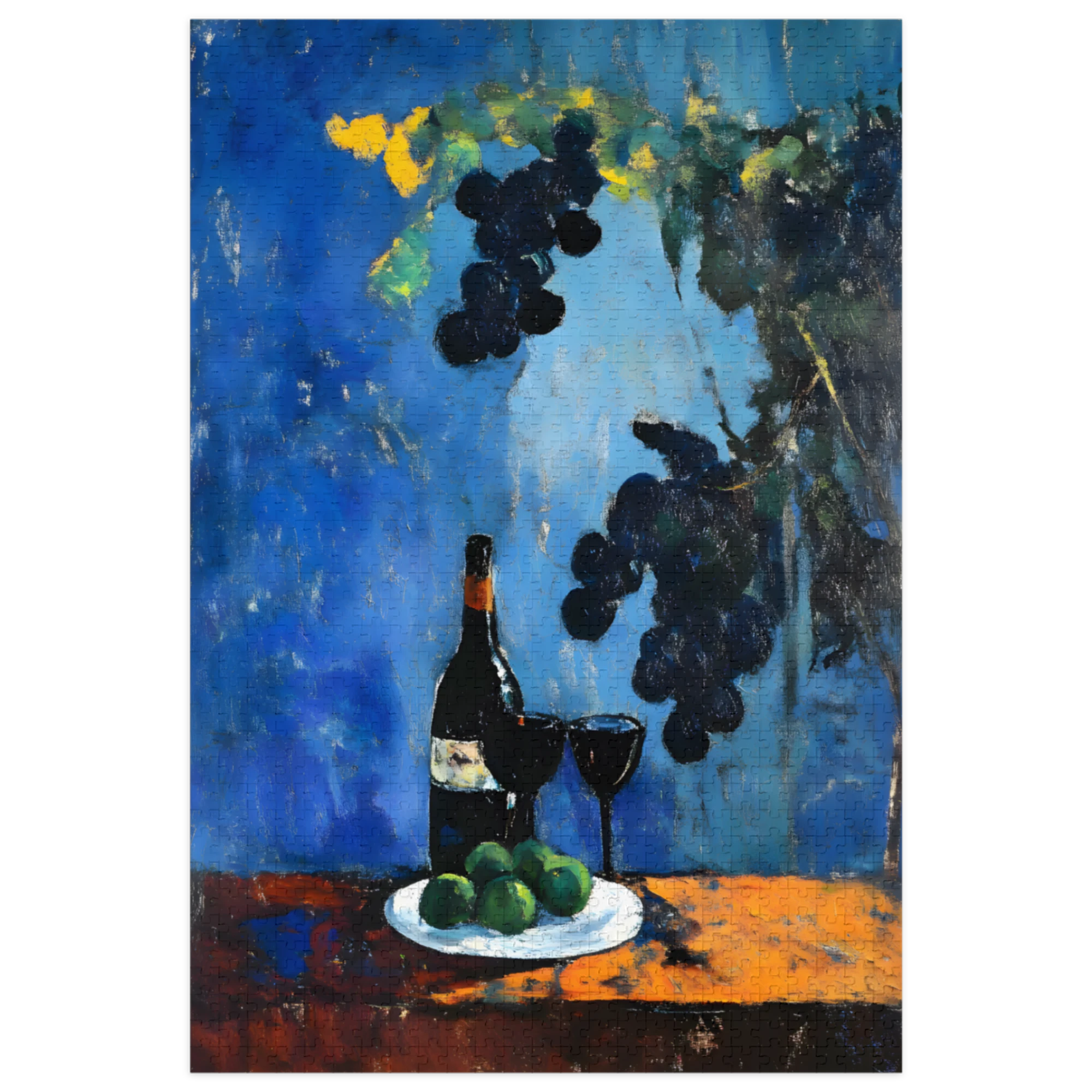 Wine and Grapes Still Life | Jigsaw Puzzles