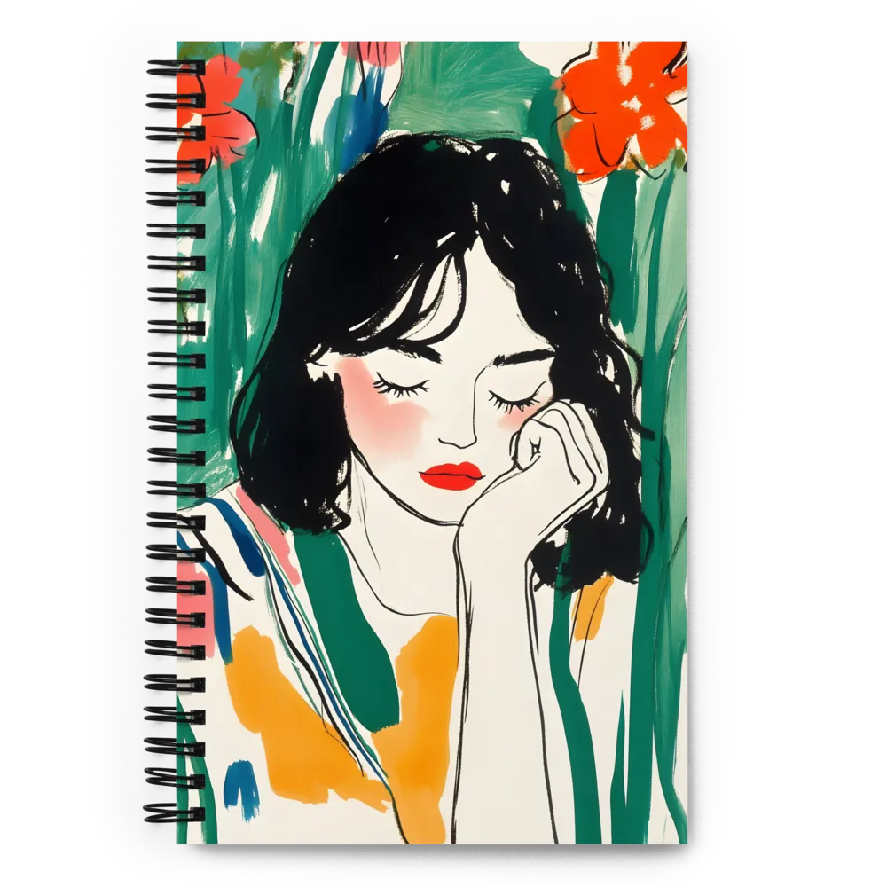 Contemplative Bloom 
 Spiral Notebook | 140 pages