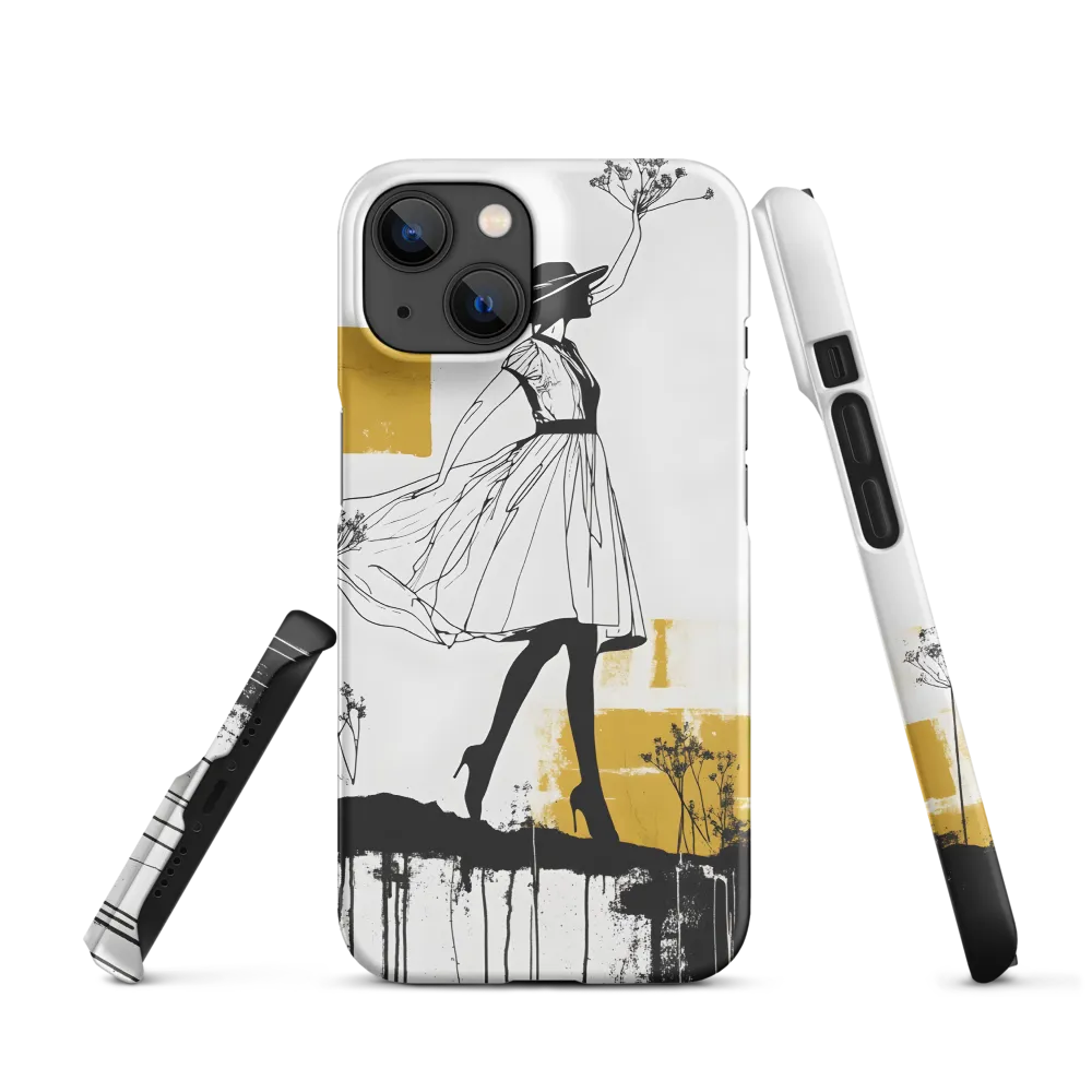 Silhouette and Wildflowers | Phone Case