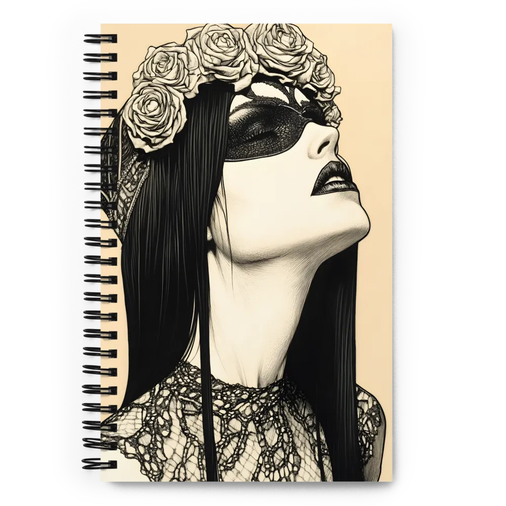 The Veiled Bloom 
 Spiral Notebook | 140 pages