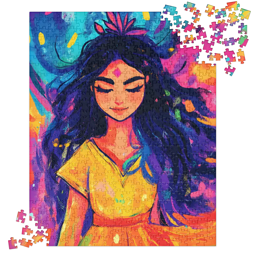 Inner Bloom 
 Jigsaw Puzzle in Tin Box