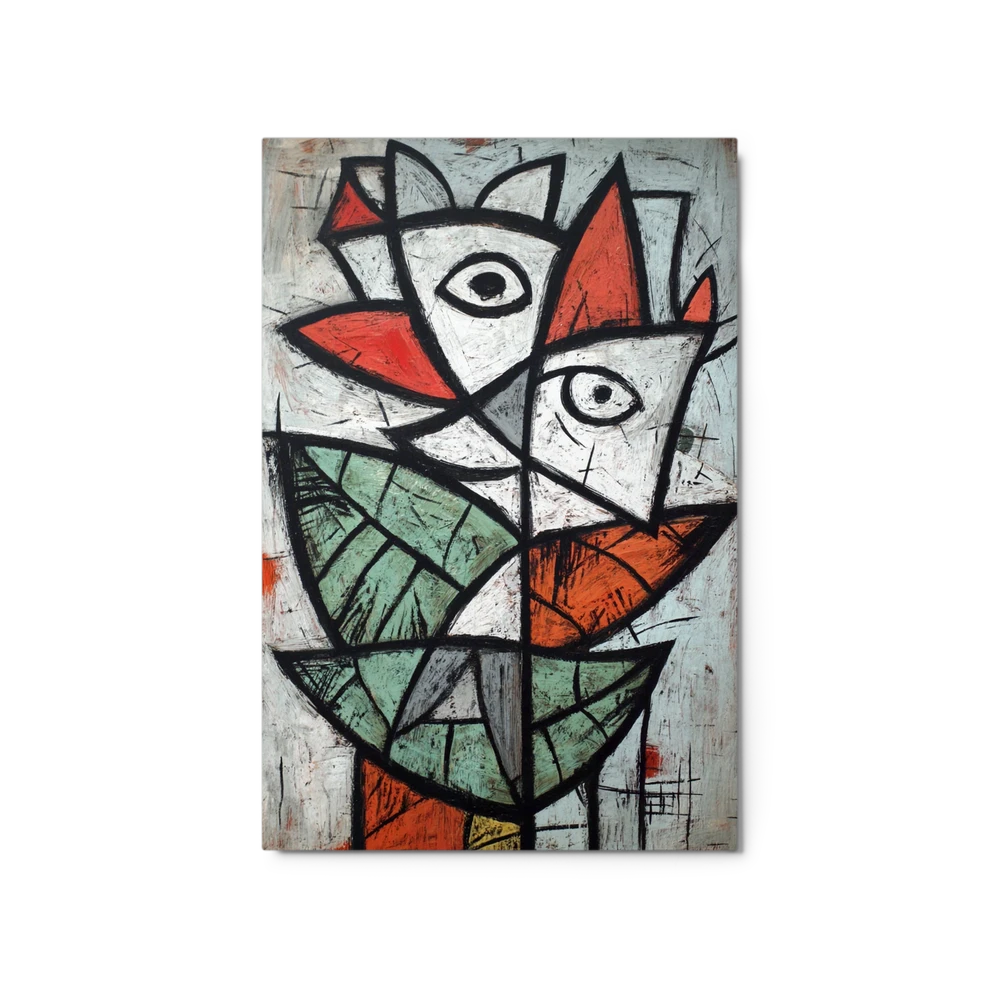 Cubist Floral Vision | Art Print