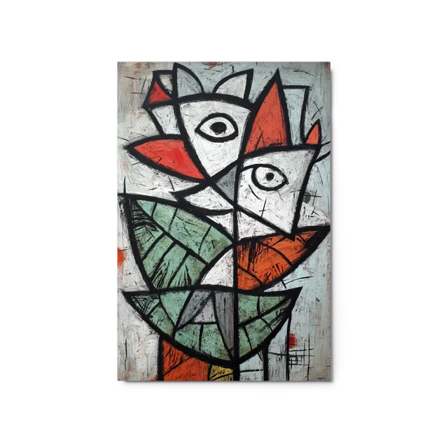 Cubist Floral Vision | Art Print
