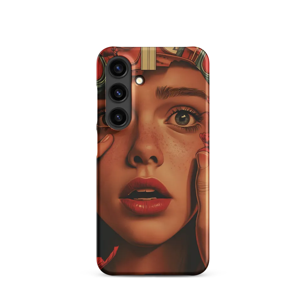 Close-Up Woman Portrait | Phone Case