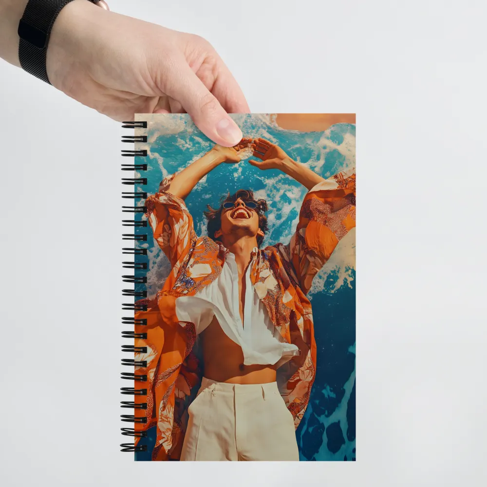 Joyful Ocean Moment 
 Spiral Notebook | 140 pages