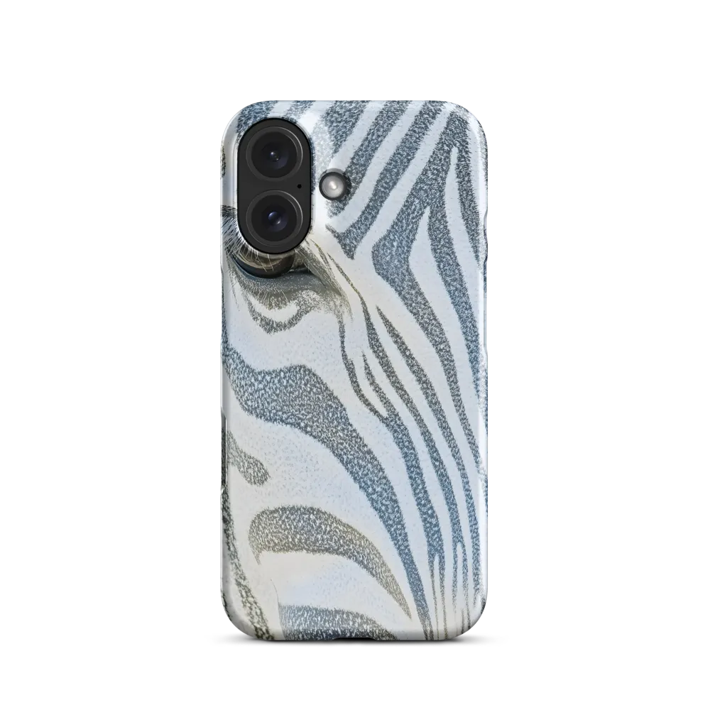 Zebra's Gaze 
 iPhone 15 Plus | Snap Case