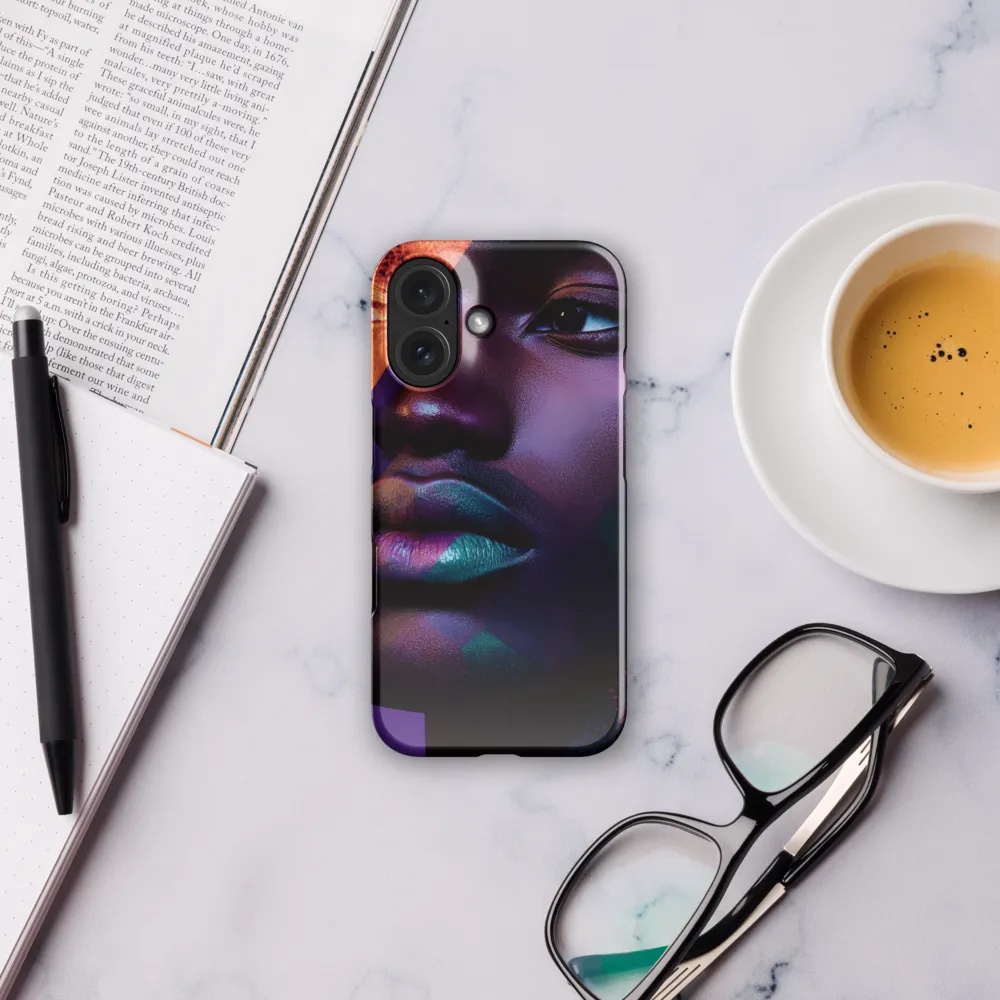 Fragmented Neon Portrait 
 iPhone 11 | Snap Case