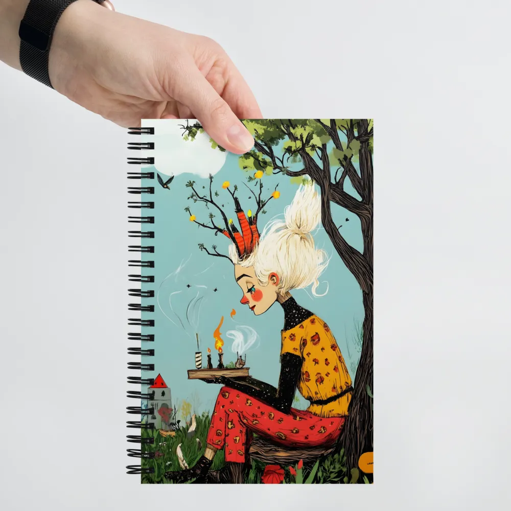 The Candlelit Contemplation 
 Spiral Notebook | 140 pages