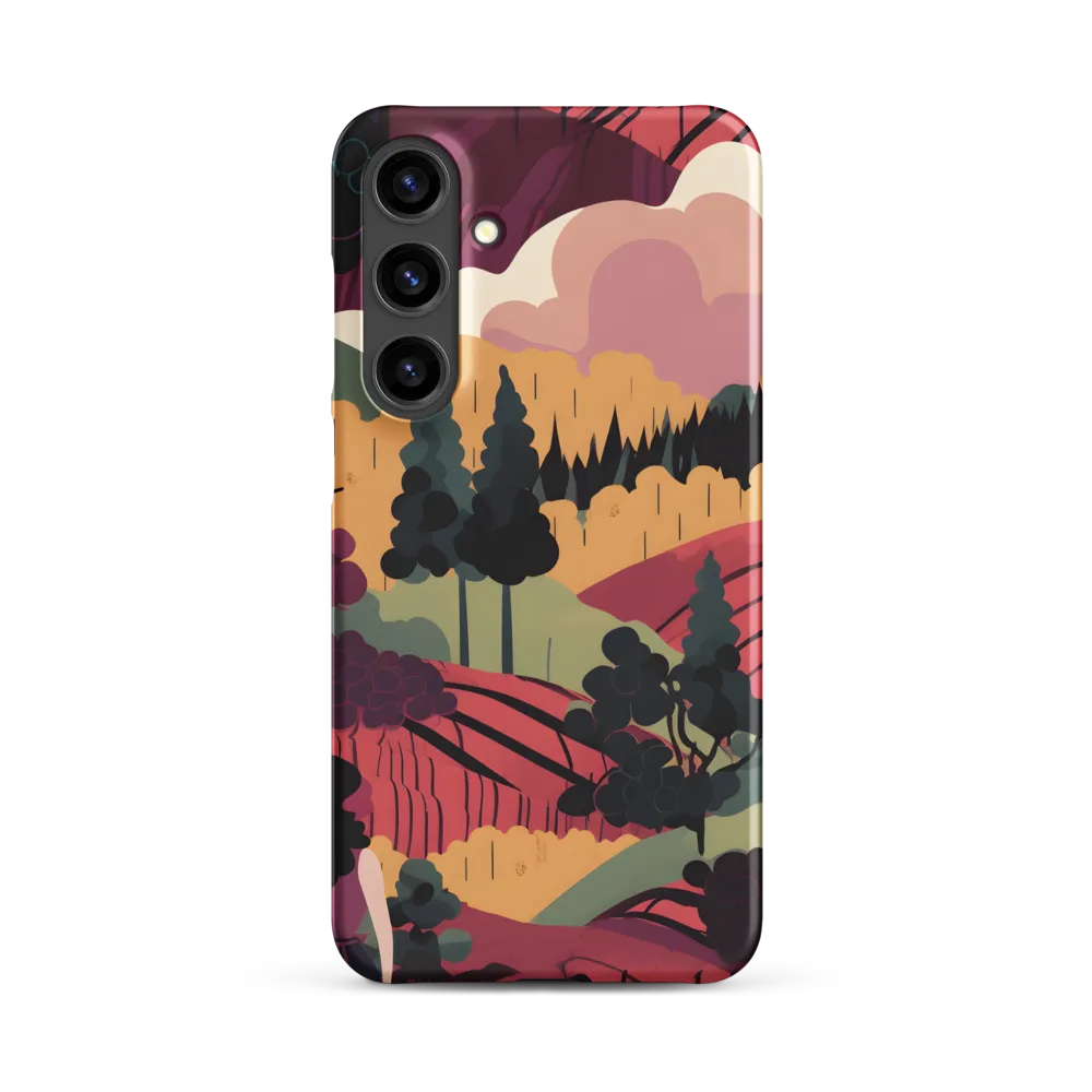 Abstract Landscape Digital Illustration | Phone Case