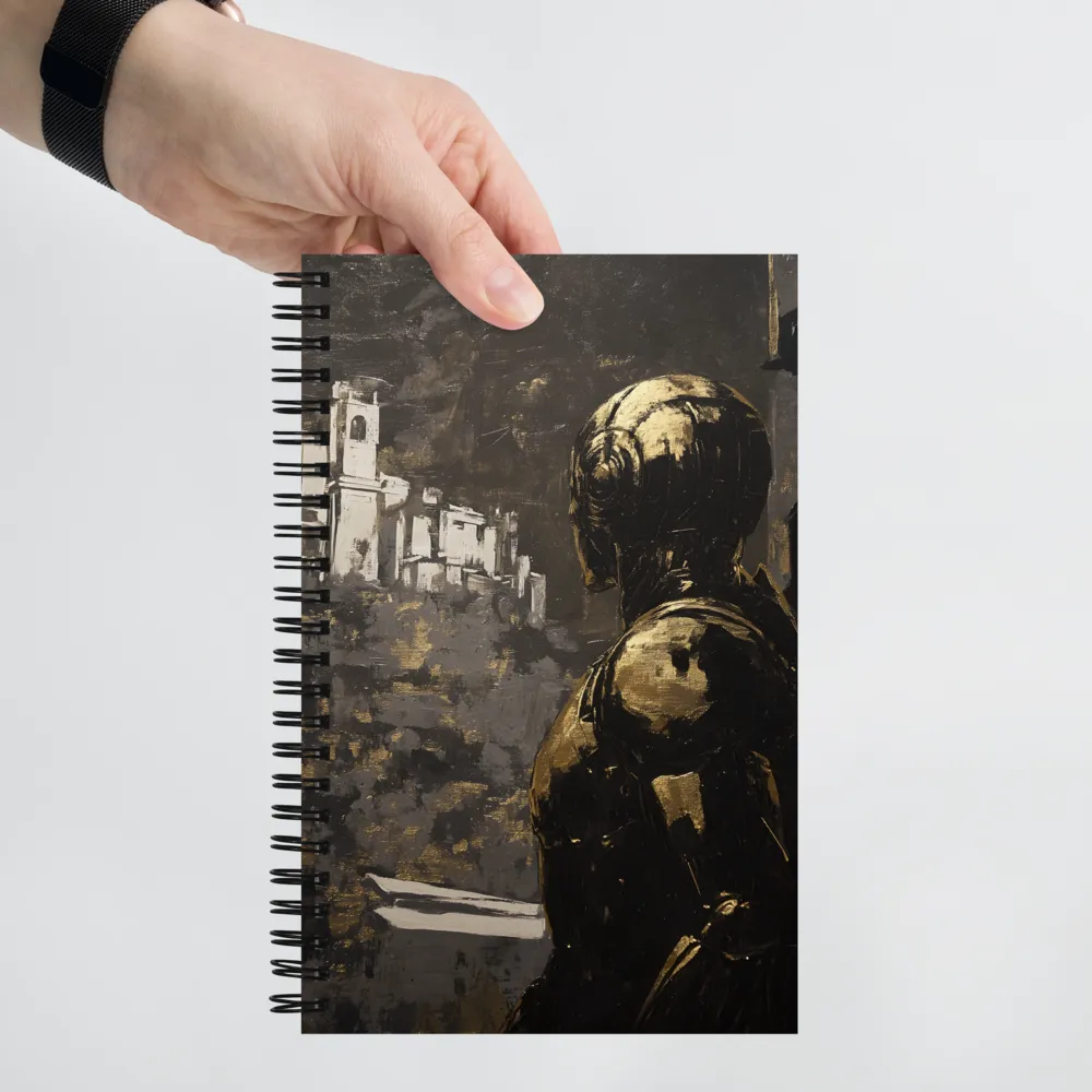 Gilded Vigil 
 Spiral Notebook | 140 pages