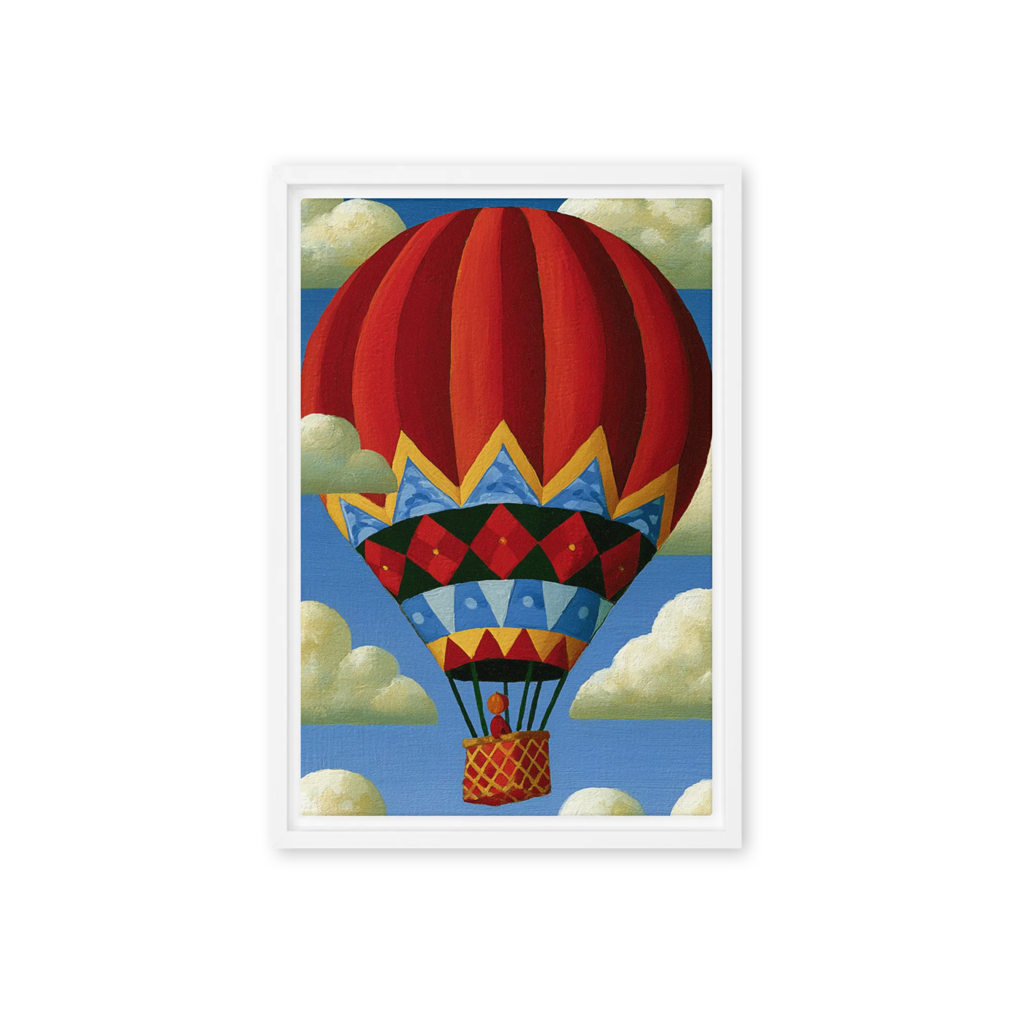 Flight of Fancy 
 Poster with Red oak Frame | 8″x 10″