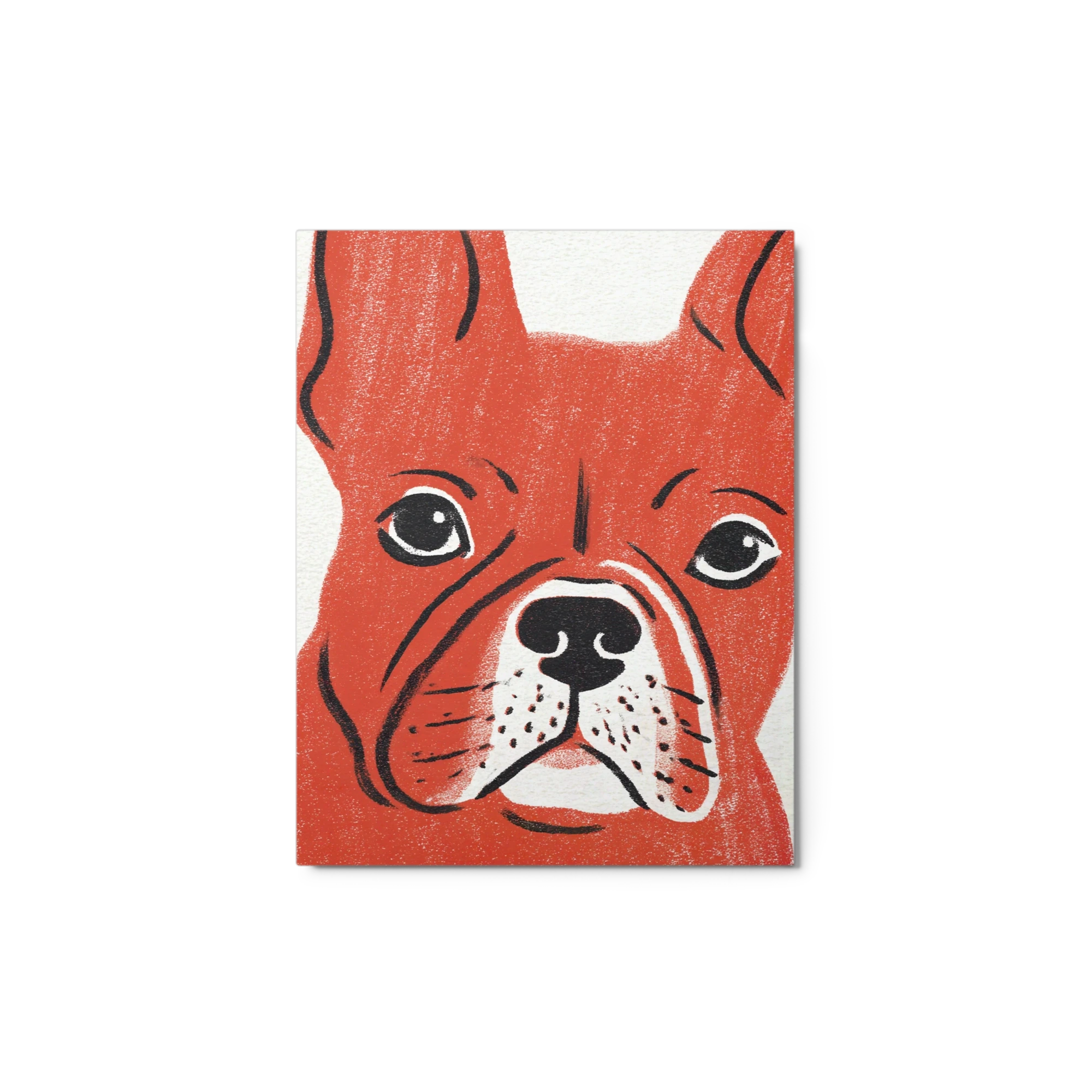 Red Frenchie Print