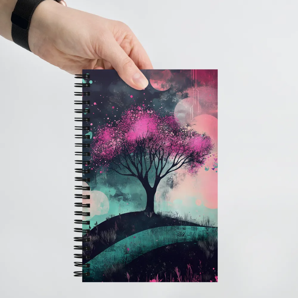 Dreamy Cherry Blossom Tree 
 Spiral Notebook | 140 pages