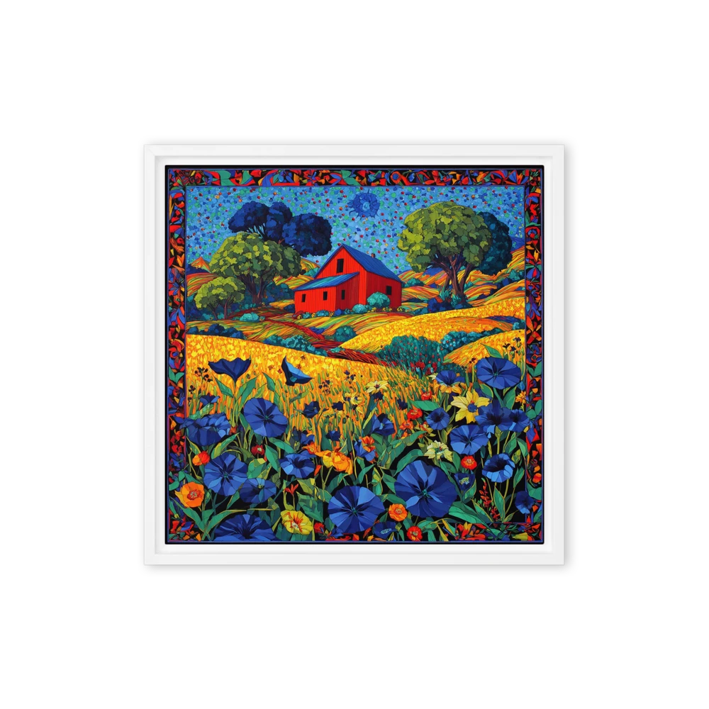 Rural Mosaic Tapestry | Art Print