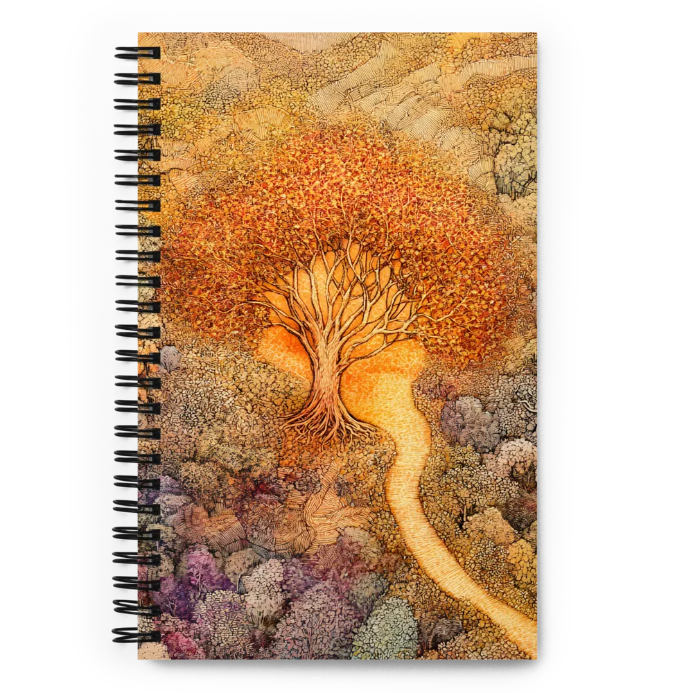 The Luminous Forest Path 
 Spiral Notebook | 140 pages