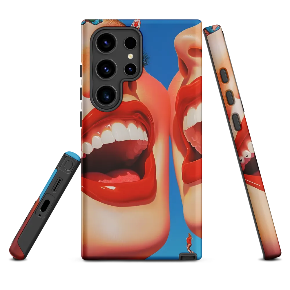 Smiling Faces Illustration | Phone Case