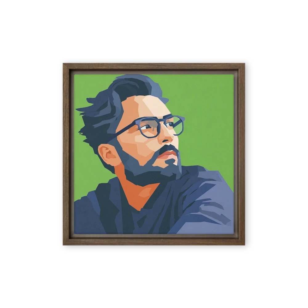 Vector Man Portrait | Art Print