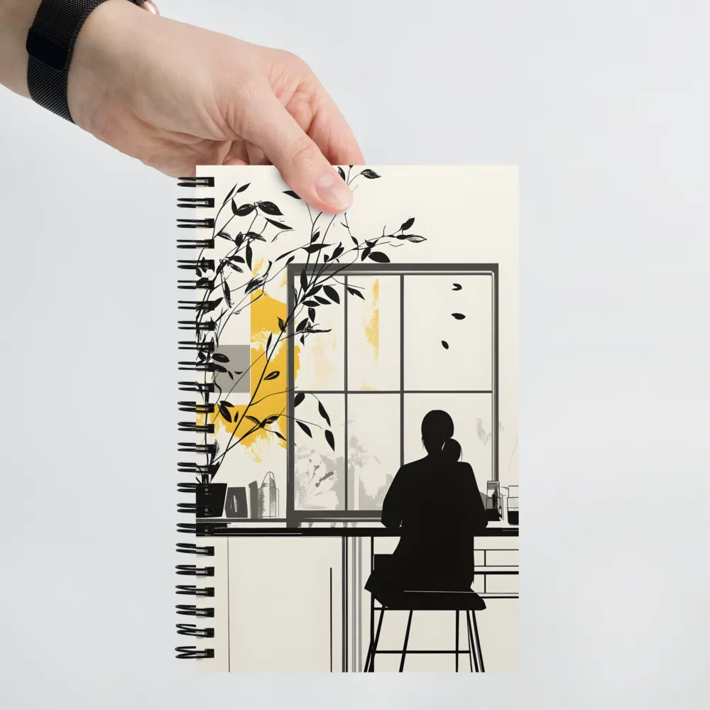 Quiet Window Moment 
 Spiral Notebook | 140 pages