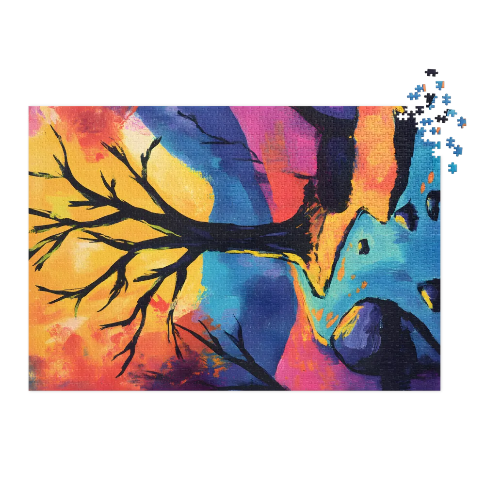 Paisagem Fauvista do Rio 
 Puzzle em caixa de metal