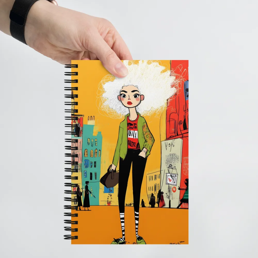 City Wanderer 
 Spiral Notebook | 140 pages