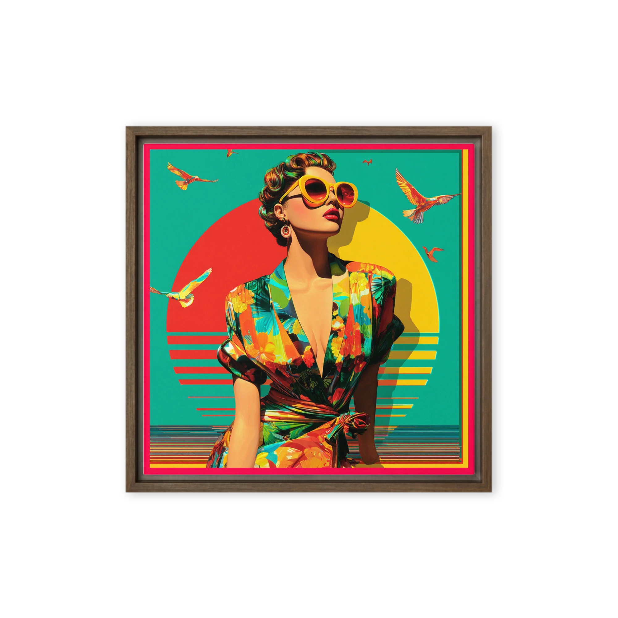 Tropical Pop Art Woman