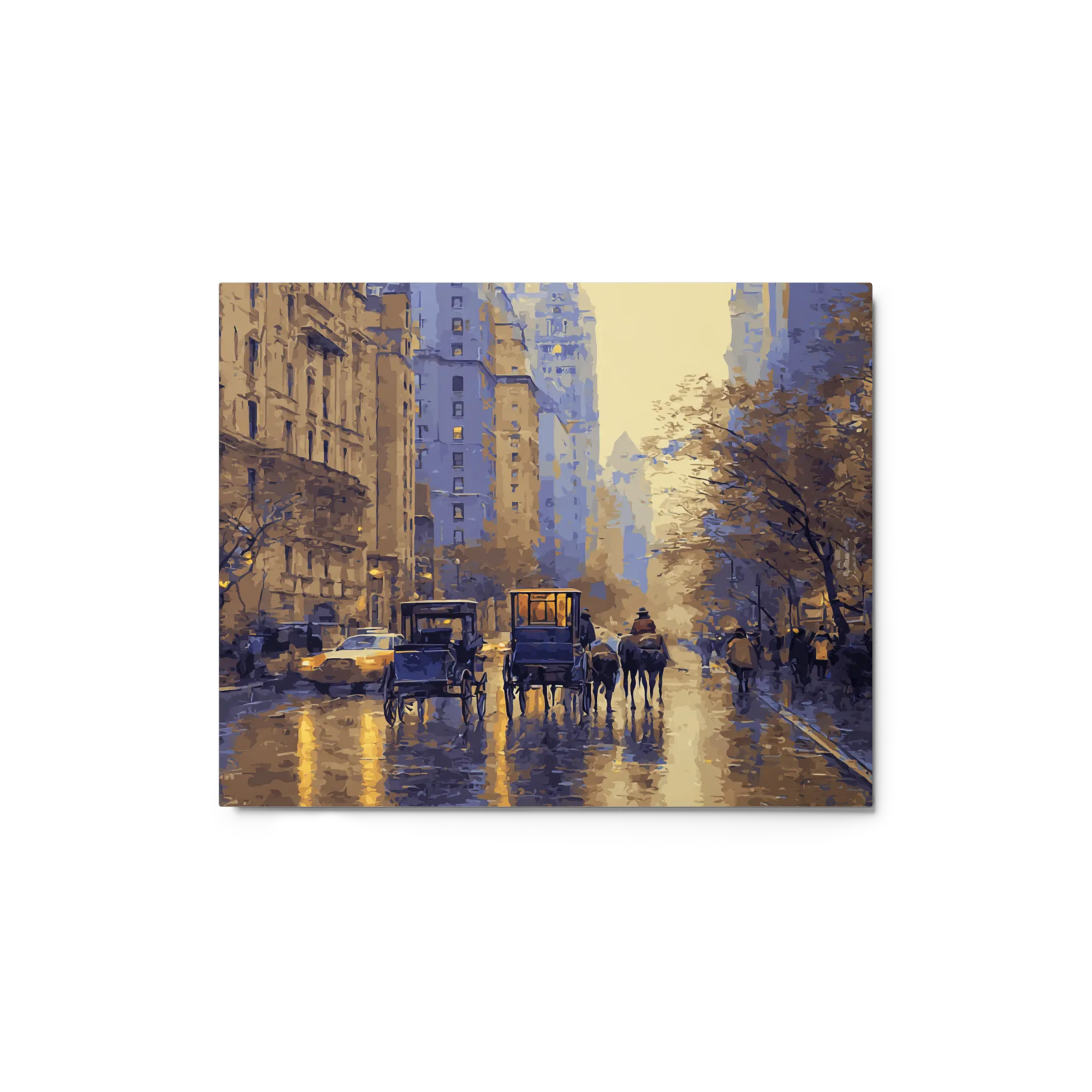 Echoes of a Rainy Boulevard