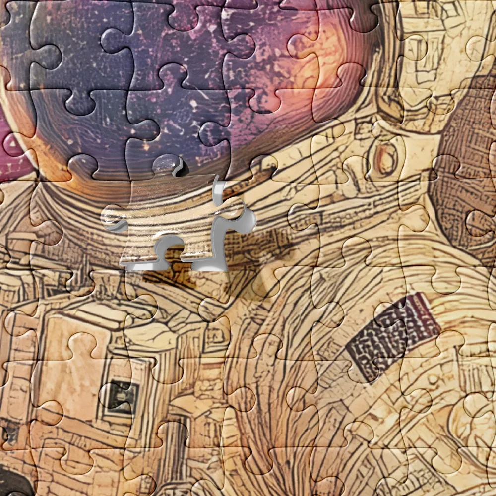Cosmic Explorer Mosaic 
 Jigsaw Puzzle