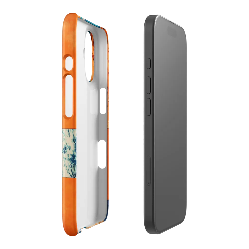 Contrasting Textures Collage 
 iPhone 12 Mini | Snap Case