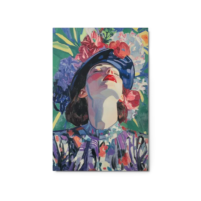 Sun-Kissed Floral Portrait | Art Print