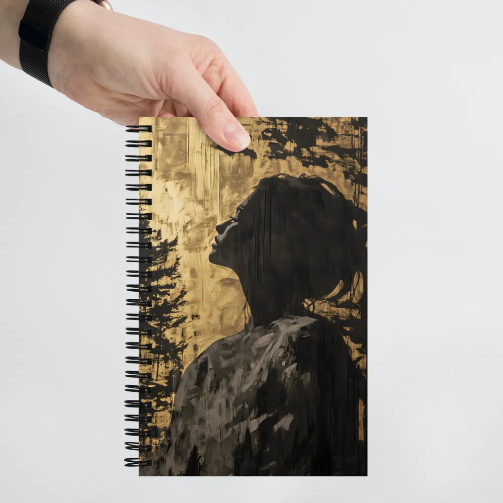 Golden Gaze 
 Spiral Notebook | 140 pages