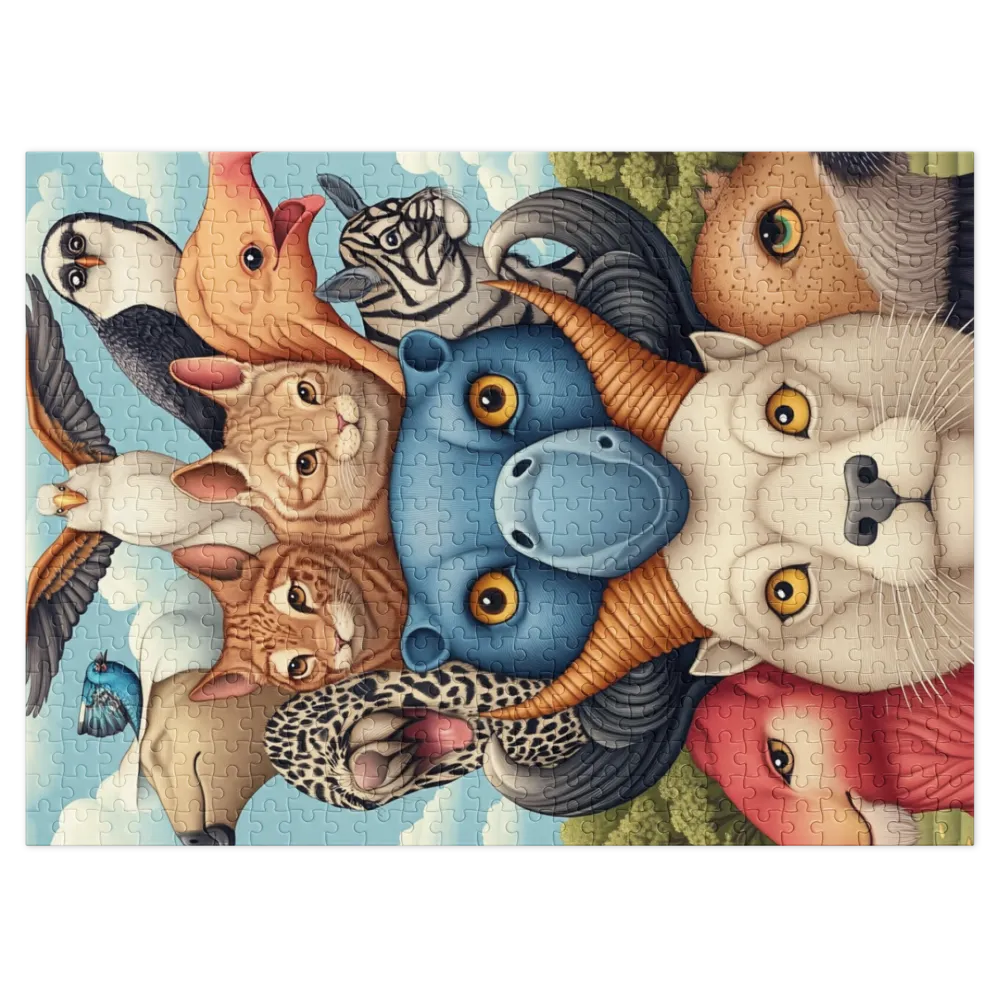 Animal Totem Tower | Jigsaw Puzzles