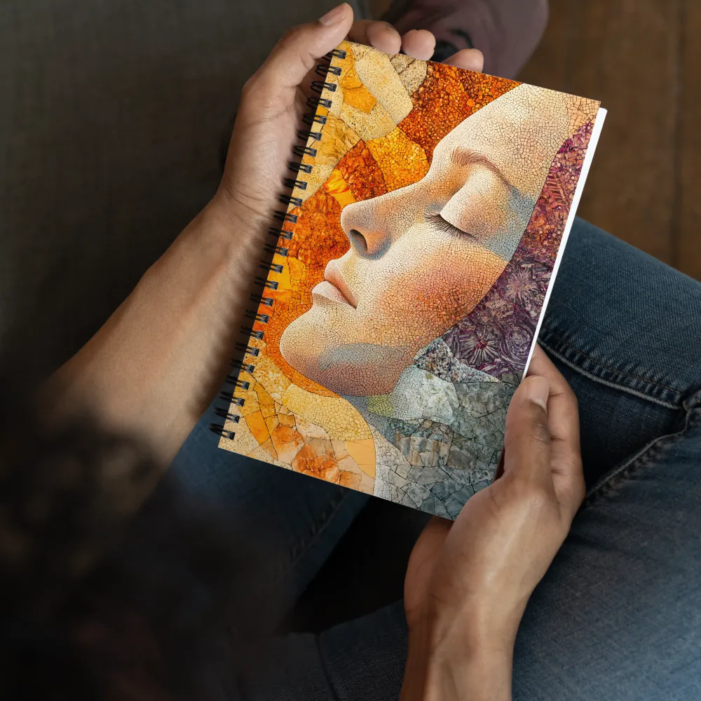 Serene Mosaic Profile 
 Spiral Notebook | 140 pages