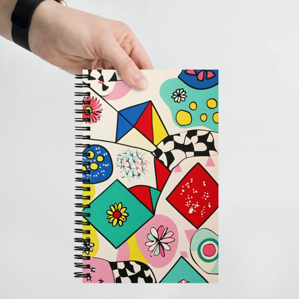 Colorful Geometric Abstraction 
 Spiral Notebook | 140 pages