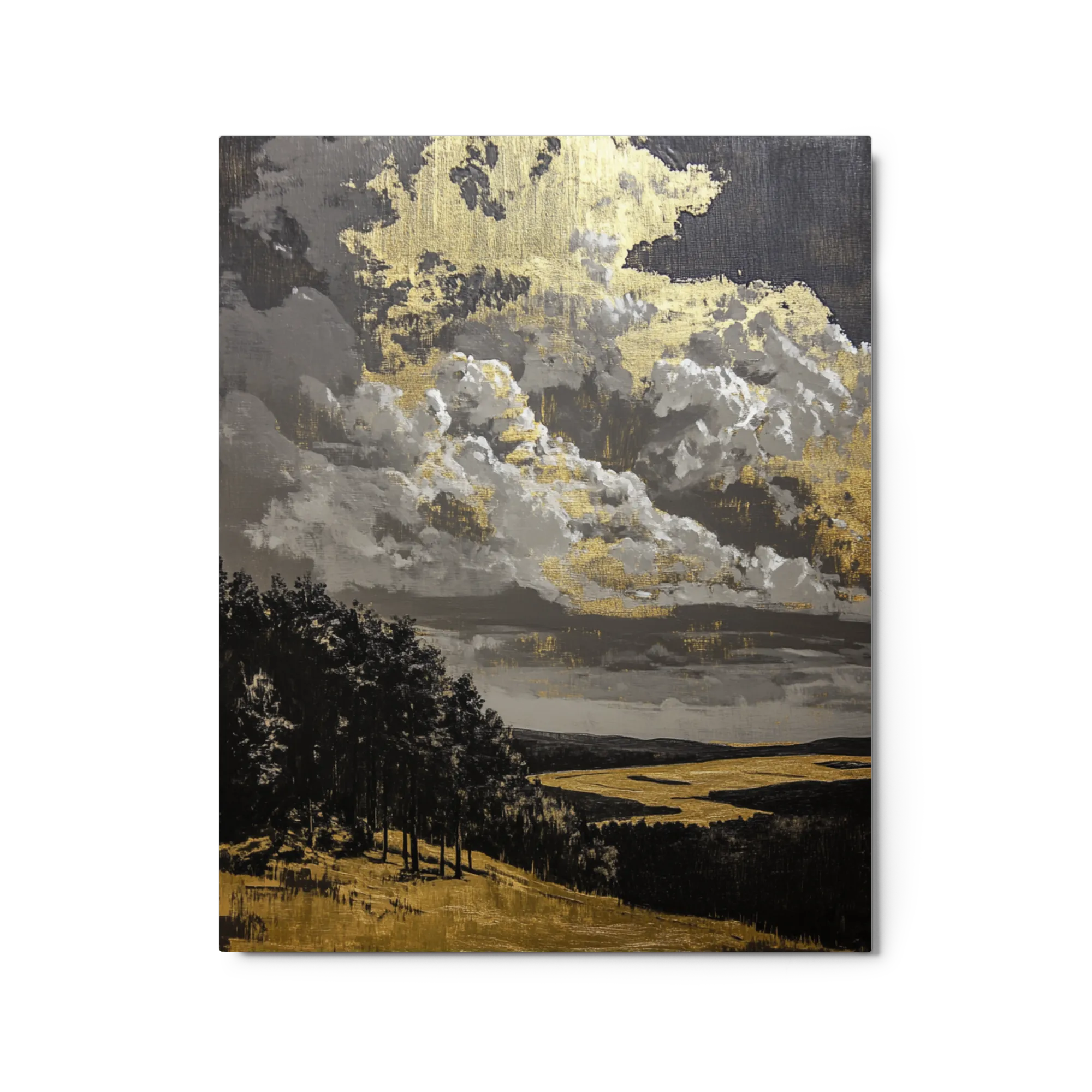 Golden Cumulus over Forest